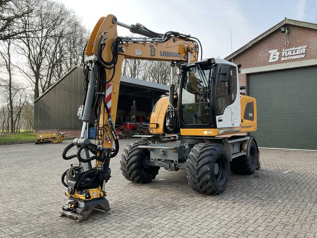 2019 Excavator de anvelope Litronic Liebherr A914