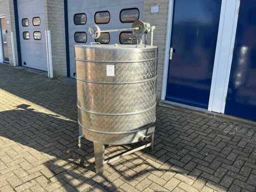 H0lstein Double-walled corn mixing tank 600Liter