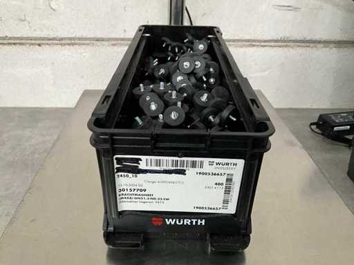 Würth 5.21 kg Krachtmagneet M4 x 6 in stapelbare bak