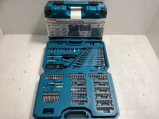 Makita E-17980 Gereedschapsset, 231-delig.
