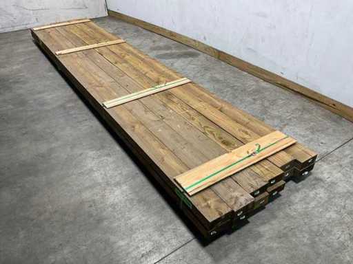 Douglas purlin fine sawn 500x17.5x7.5 cm (12x)
