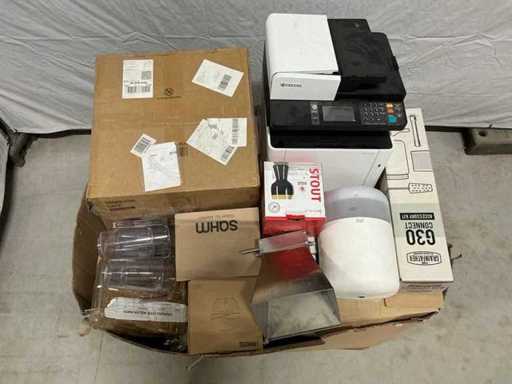 Marchandises de retour de palettes