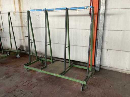 Double-sided transport cart