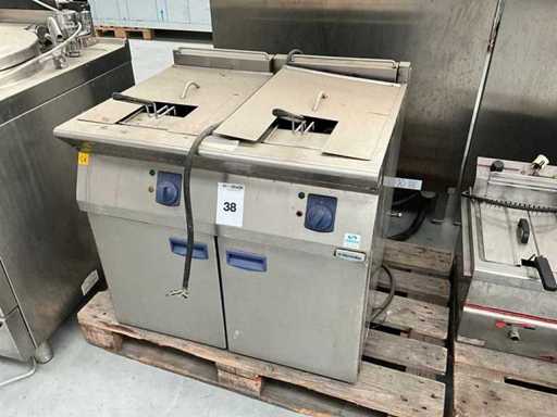 Double friteuse Electrolux en acier inoxydable