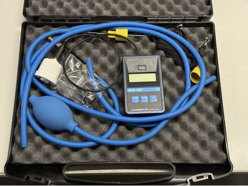 Misuratore di ossigeno GREISINGER GOX 100 con custodia