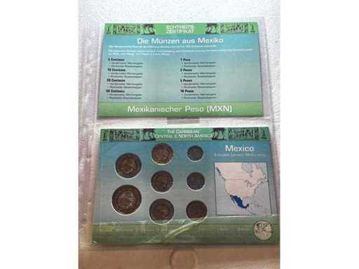 Het Caribisch Midden- en Noord-Amerika | Munten uit Mexico | Mexico Small Coin Set