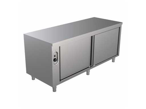 Unninox - Mobile scaldavivande - 2 ante scorrevoli - 120cm