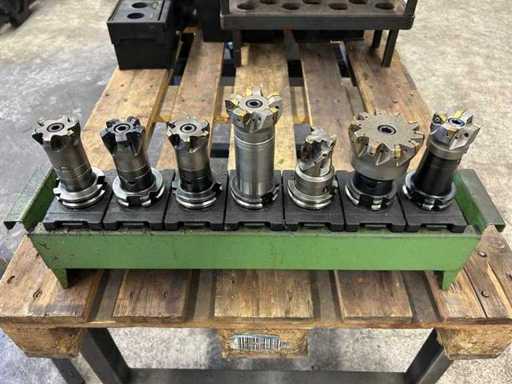 Milling machine tools (7x)