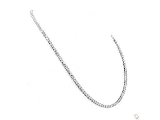 Collana in platino con 11,73 crt. diamante