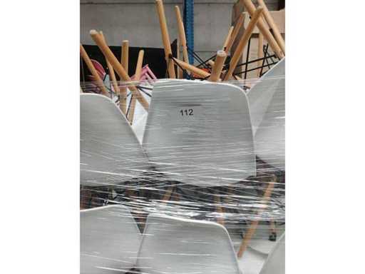 24x Eimerstuhl weiß exz. Container (24x)