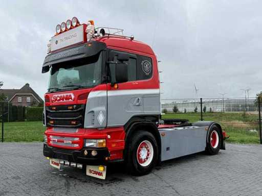 Scania - 2012 - R560 V8 - Vrachtwagen - SHOW - TOP - LEREN STOELEN - RETARDER - HANDGESCHAKELD