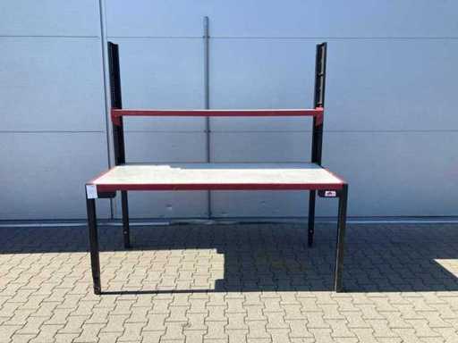 werkbank met handmatige hoogteverstelling