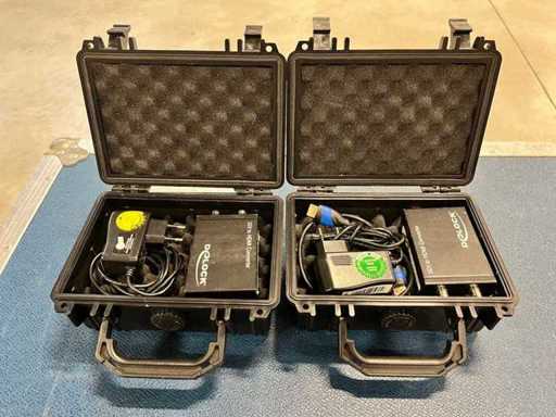 DeLock - Convertisseur SDI : HD/SD-SDI -> HDMI (2x, y compris 2 boîtiers)