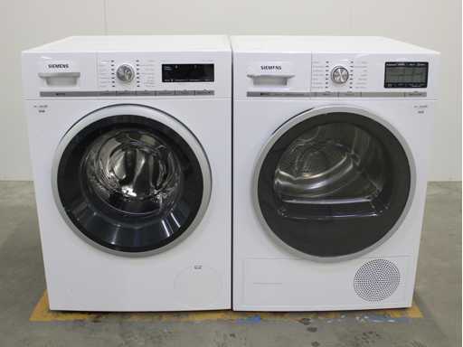 Mașină de spălat Siemens iQ700 iSensoric aquaStop & Siemens iQ800 iSensoric selfCleaning Condensator Uscător