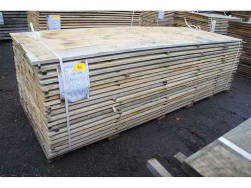 1,45 m³ Eiken planken 22mm