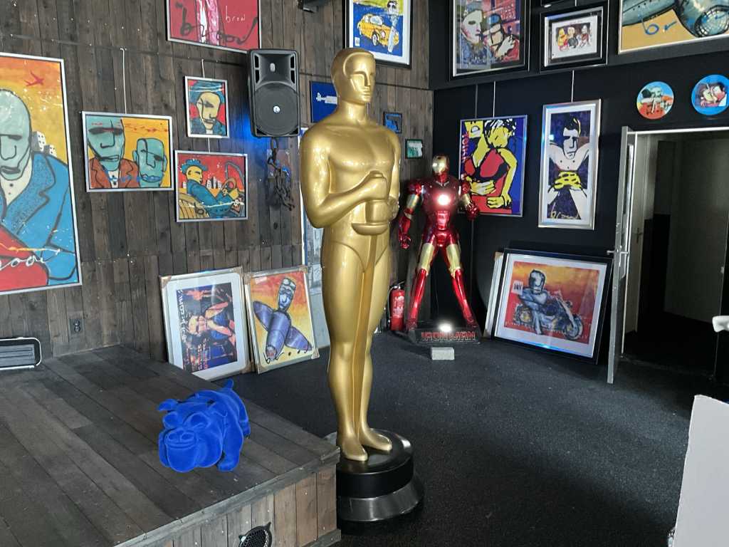 Life-size Oscar statue