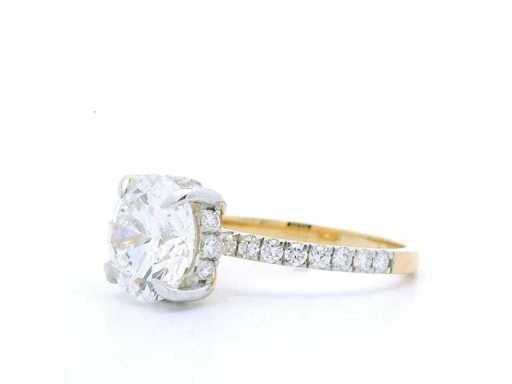 Inel din aur galben de 18 carate cu 3,55 ct Diamond