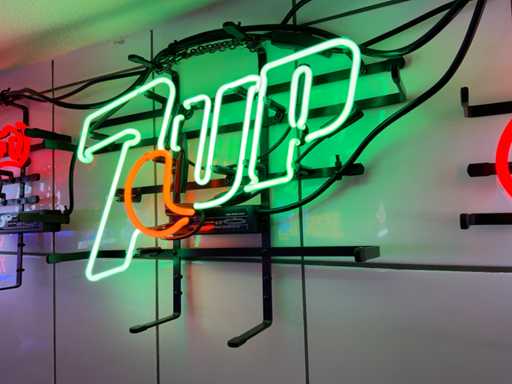 7-UP Vetro Decorazione Neon