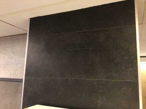 Porcelanosa Magma Schwarze Matte Wandfliese 33,3x100 cm 31,67 m²