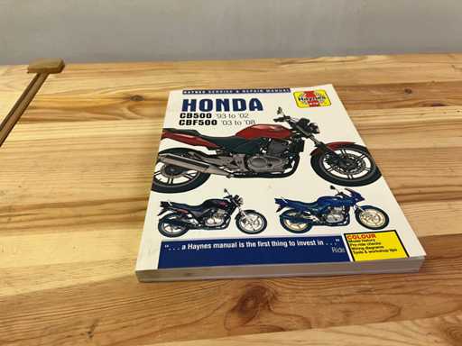 Workshop Manual - Haynes Honda CB500 & CBF500 Manual (1993–2008)