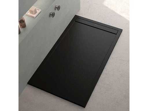 Zimmer - SMART - KOMPOZYTOWA matka prysznicowa 120x90 MAT BLACK 