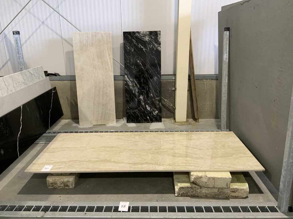 Piano del tavolo in pietra naturale (3x)