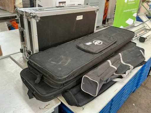 ADJ Transport Bag and Flight Case (2x)