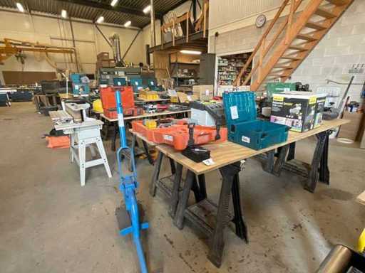 Due to cessation of business, woodworking machinery, tools and materials
