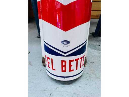 Plaque émaillée Barber Pole - Decorative object