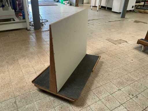 Suport mobil pentru stivă/plăci din lemn