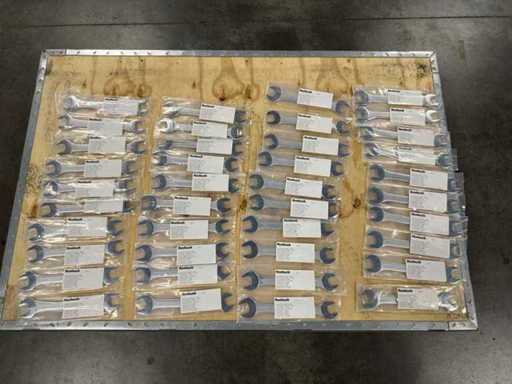 Roebuck - Partij steeksleutels 21x23mm (40x)