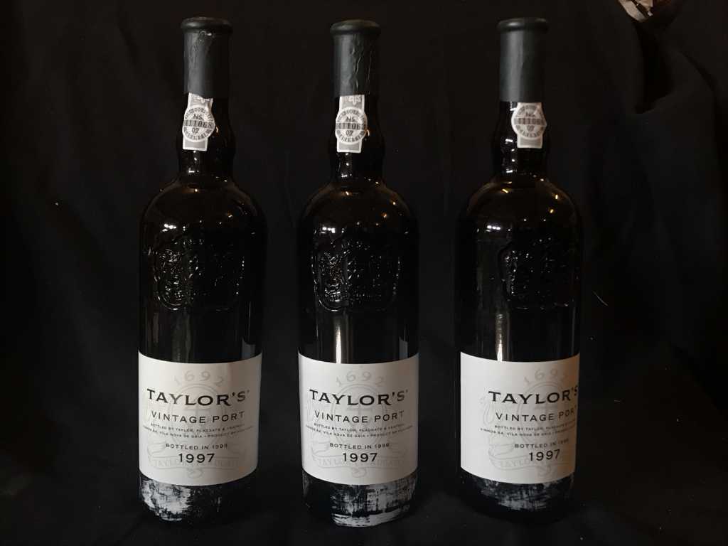 1997 Taylor's Vintage Portwein (3x)