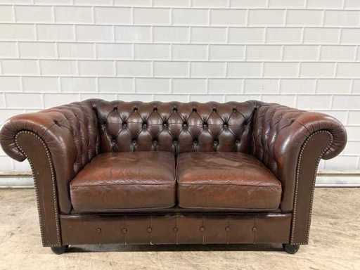 Chesterfield look - 2 seater sofa