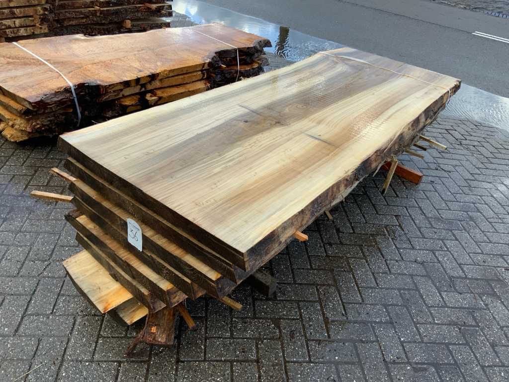 Tipo di legno scaglie sconosciute (8x)