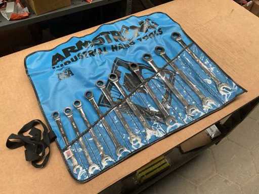 Zestaw kluczy pierścieniowych Armstrong Ratchet