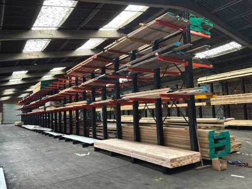 Porte-à-faux double face 8x48