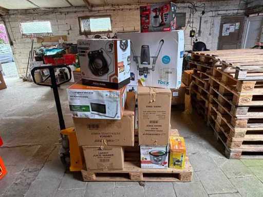Électroménager et électronique à palettes de retour