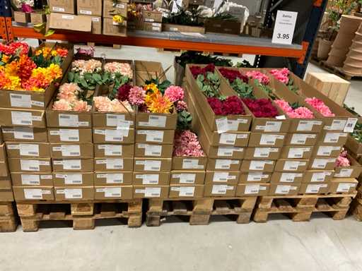 Horse Copper Dahlia Artificial Flowers