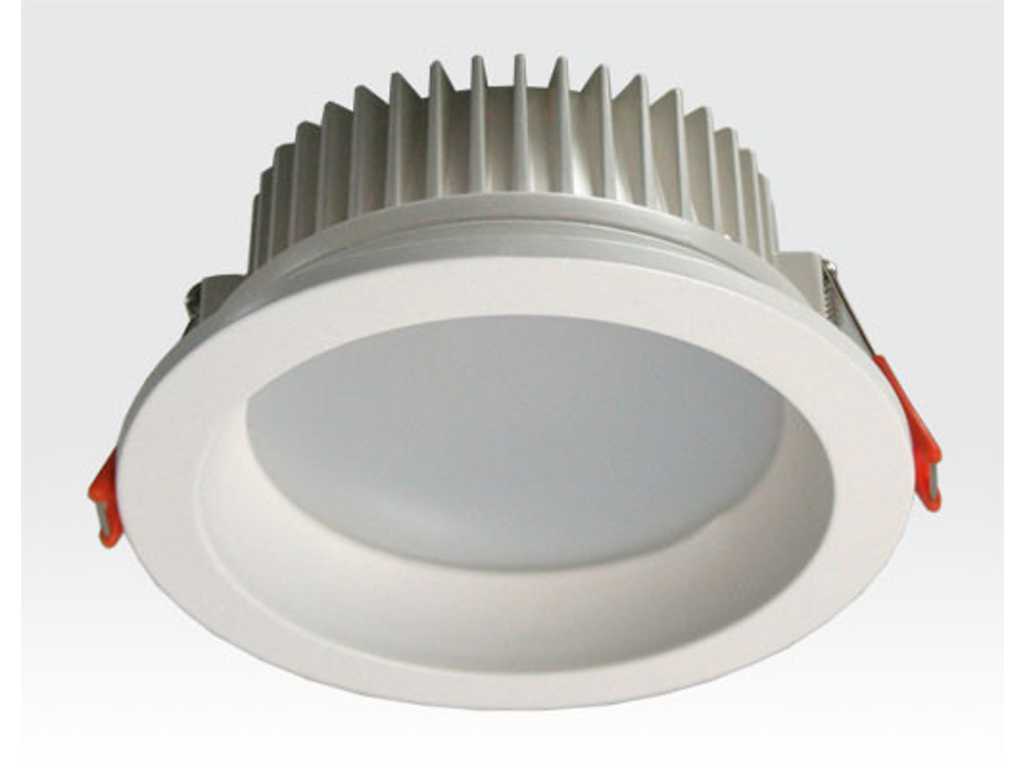 Pakket van 3 stuks - 15W LED inbouwspot wit rond warm wit/2700-3200K 1350lm 230VAC IP44 120 graden verlichting wandlamp plafondlamp binnenverlichting inbouwlicht kantoor licht pad verlichting gangpad verlichting