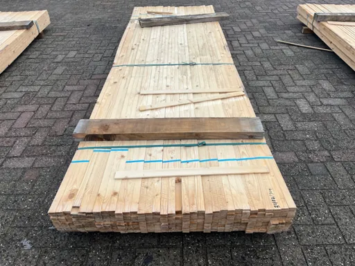 Wooden battens 3000x32x10mm 528 pieces 1584m1 new unused