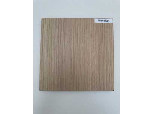 Mélamine - Carton en aglomeré 1940 mm x 2070 mm x 16 mm Chêne pur (24x)
