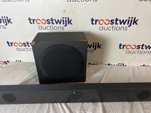 LG DS90QY –  Soundbar met Dolby Atmos en Draadloze Subwoofer + Dyson Stofzuiger – Draadloze Steelstofzuiger 