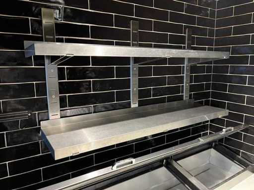 Mensola a parete in acciaio inossidabile