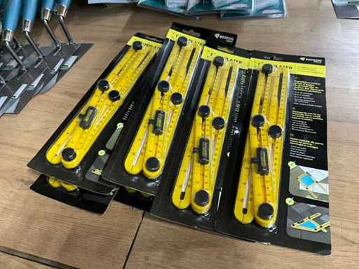 Brozio-Winkelmess-/Konturvorlage (6x)