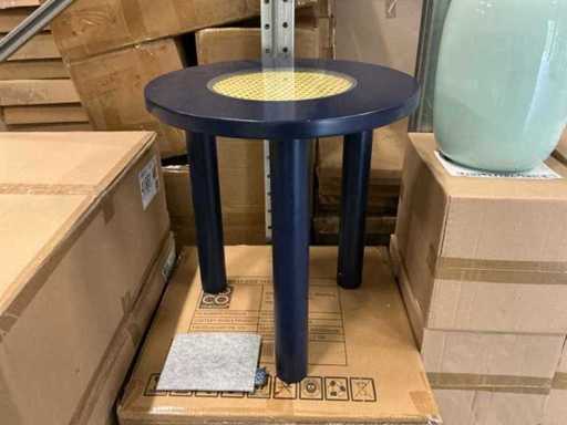 Lot Coco Maison Billy Side Table H48.5xD45cm blue (7x)