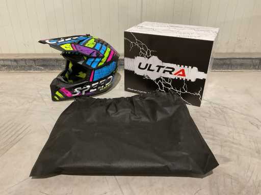 Casco da moto da cross Ultra Motocross Taglia L V1 di tutti i colori