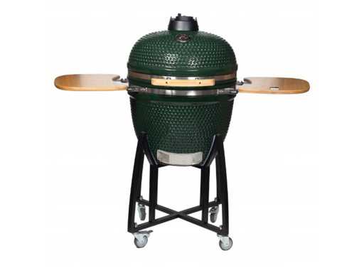 Kamado Holzkohle-BBQ 23,5 Zoll grün