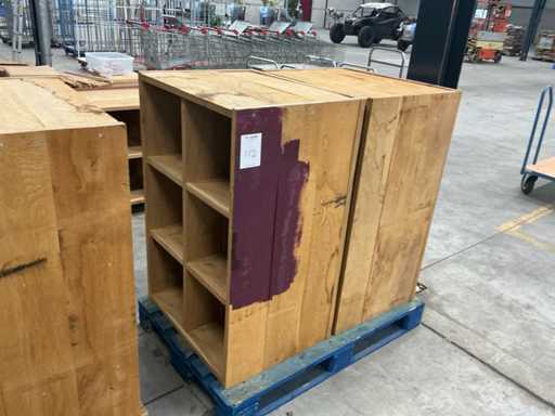 Open vakkenkast (2x)