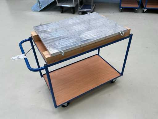 Piastra di bloccaggio a punto zero CNC con carrello portautensili