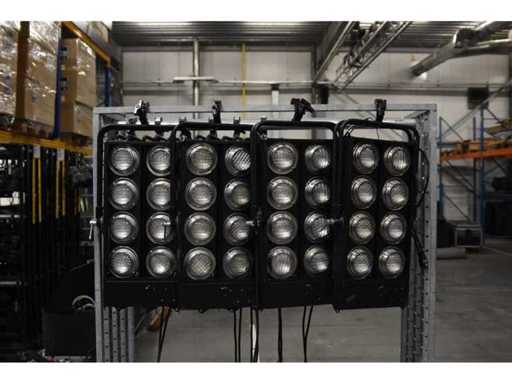 Showtec - 8-lite DWE Blinders - Diverse echipamente ușoare (4x)